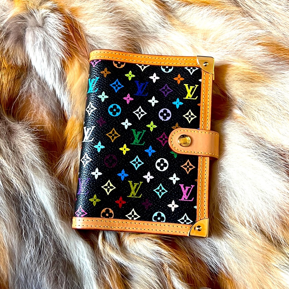 🖤 Louis Vuitton Multicolor Monogram Small Ring Agenda 🖤